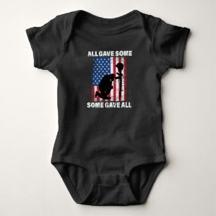 All Gave Some , Some Gave All - USA Army Baby Bodysuit