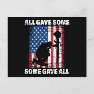 All Gave Some , Some Gave All - USA Army Postcard