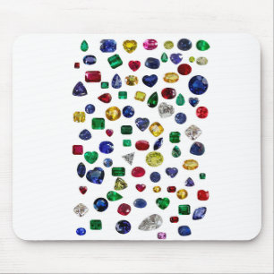 All Gemstones Colourful Mouse Mat