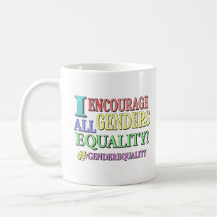 "ALL GENDERS EQUALITY" Cute Design. Buy Now Coffee Mug