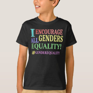 "ALL GENDERS EQUALITY" Cute Design. Buy Now T-Shirt