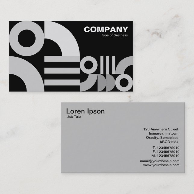 All Geometric v3 Business Card (Front/Back)