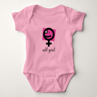 All Girl Baby Bodysuit
