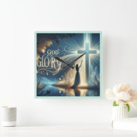 All Glory to God -large clock