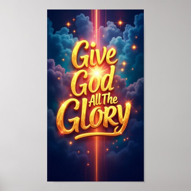 All Glory to God  Poster (Front)