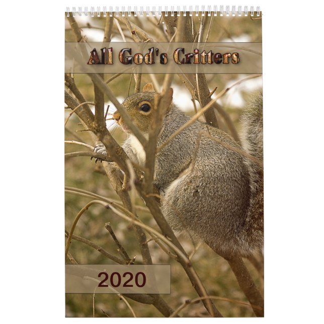 All God's Critters -  Calendar (Cover)