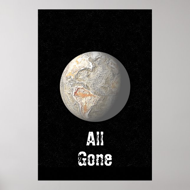 All gone poster (Front)