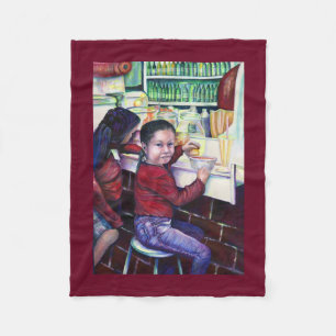 All Good Girls Get Ice Cream Fleece Blanket