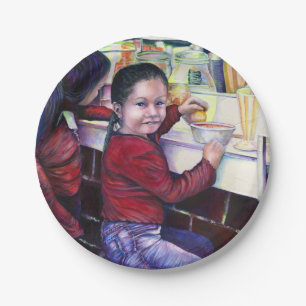 All Good Girls Get Ice Cream Paper Plate