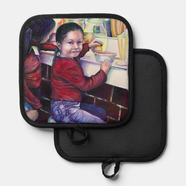 All Good Girls Get Ice Cream Pot Holder Zazzle