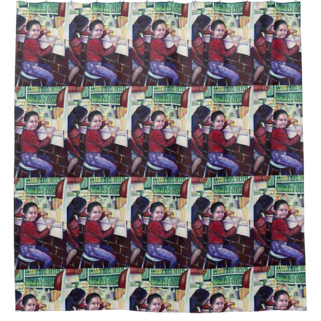 All Good Girls Get Ice Cream Shower Curtain (Front)