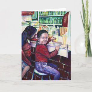 All Good Girls Gets Ice Cream Greeting Card