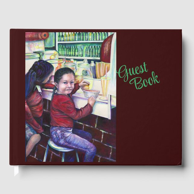 All Good Girls Gets Ice Cream Guest Book (Front)