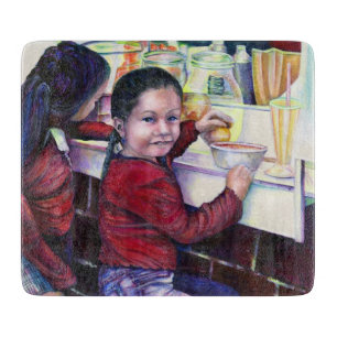 All Good little Girls get Ice Cream, Mexico Cutting Board