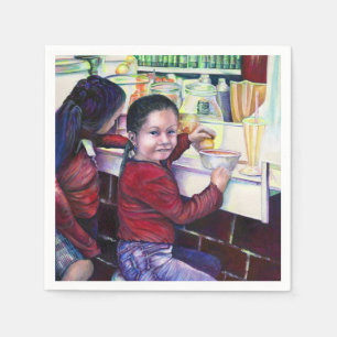 All Good little Girls get Ice Cream, Mexico Napkin