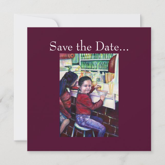 All Good little Girls get Ice Cream, Mexico Save The Date (Front)