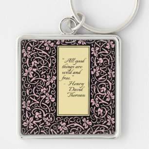 All Good Things Victorian Vine Pattern Key Ring