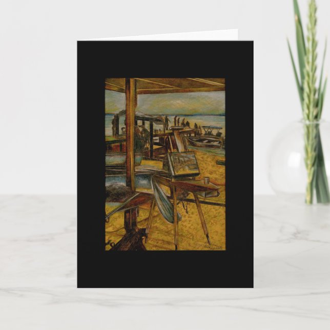 All Great Painting Starts with One Brush Stroke Card (Front)