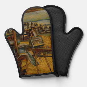 All Great Painting Starts with One Brush Stroke  Oven Mitt