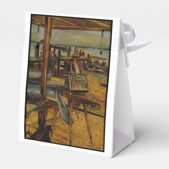All Great Paintings Starts with One Brush Stoke Favour Box (Back Side)