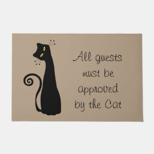 All Guests Must Be Approved By Cat Doormat