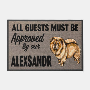 All Guests Must Be Approved By The Dog Mat, Cute Doormat