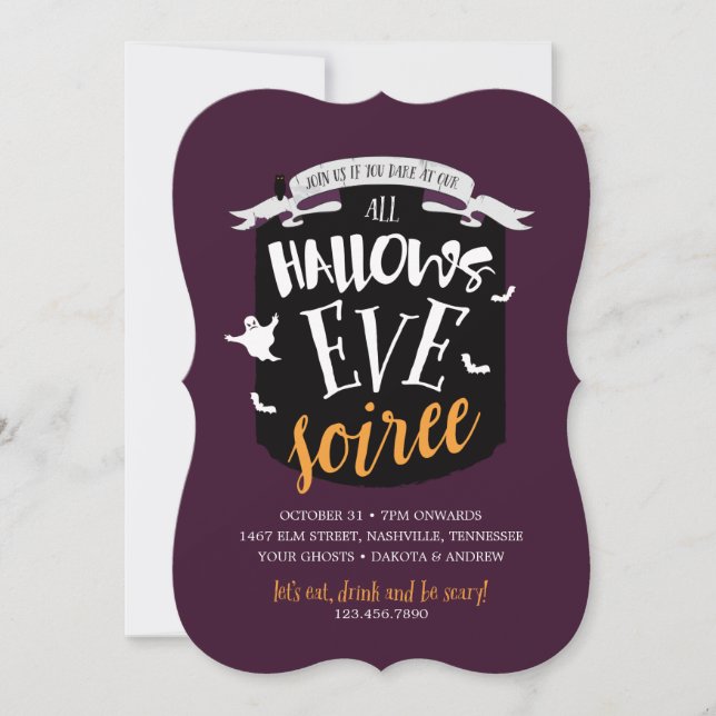 All Hallow's Eve Halloween Soirée (Front)