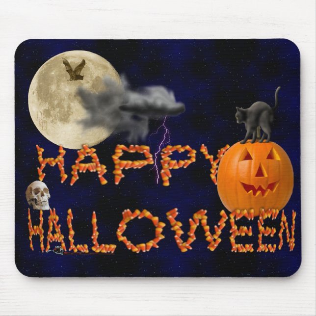 All Hallows Eve Mouse Mat (Front)