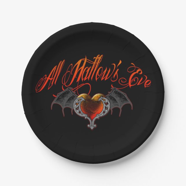 All Hallow's Eve Paper Plate (Front)