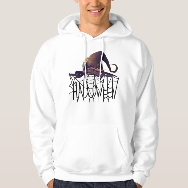 All Hallow's Eve Scary Pumpkin With Glowing Eyes i Hoodie (Front)