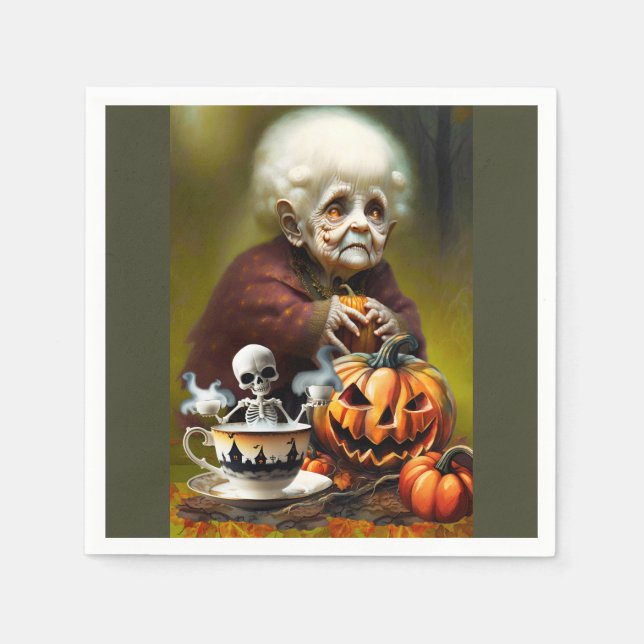 All Hallows Tea Time Napkin (Front)
