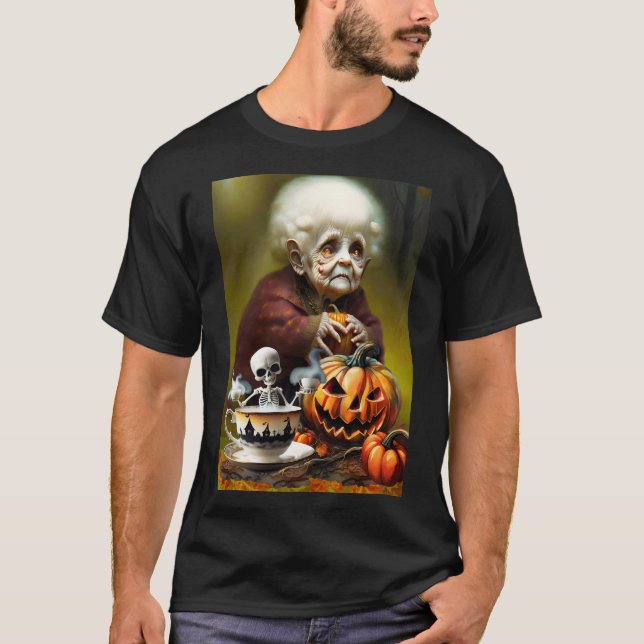 All Hallows Tea Time T-Shirt (Front)