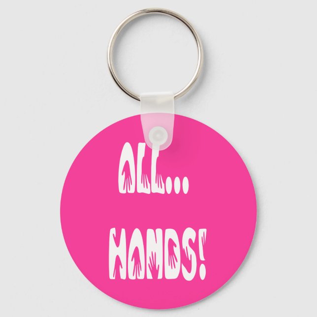 All...Hands Key Ring (Front)