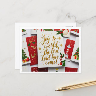 All Hearts Come Home for Christmas Postcard