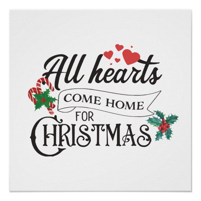 All hearts come home for Christmas Poster (Front)