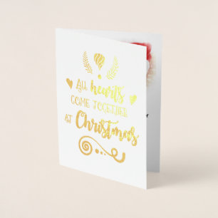 All Hearts Come Together At Christmas Holiday, ZSG Foil Card