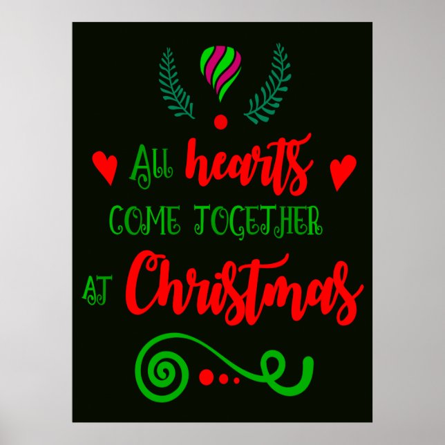 All Hearts Come Together At Christmas Holiday, ZSG Poster (Front)