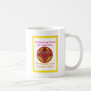 All Hearts Go Home for Valentine Art Print Coffee Mug