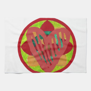 All Hearts Go Home for Valentine Art Print Tea Towel