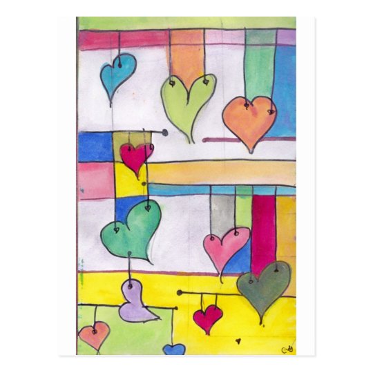 All Hearts Postcard
