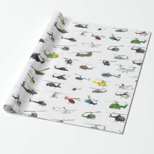 All Helicopters Wrapping Paper