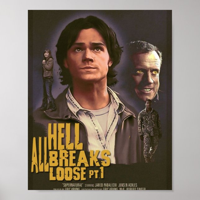All Hell Breaks Loose Poster (Front)
