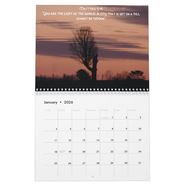 All HIS glory...2010 Calendar (Jan 2026)