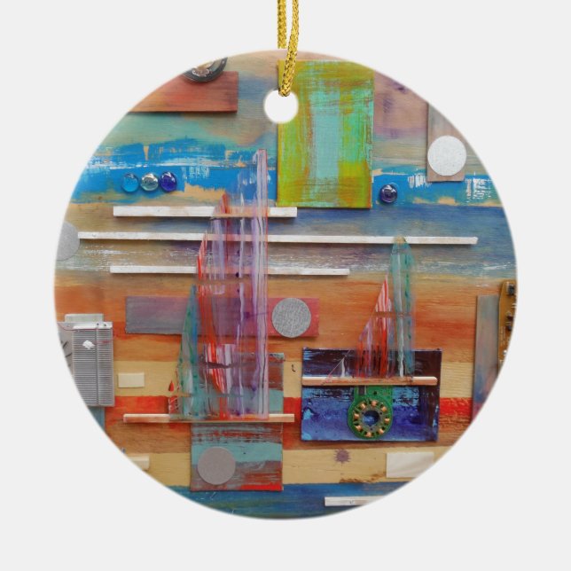 All I ask... Ceramic Tree Decoration (Front)