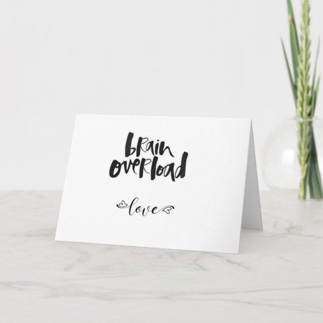 ALL I DO **IS THINK ABOUT HOW MUCH I LOVE YOU** CARD (Front)