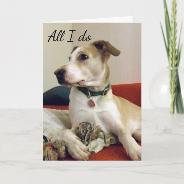 ALL I DO IS THINK OF "YOU" CARD (Front)