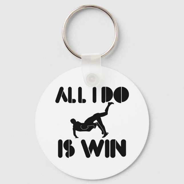 All I Do Is Win At Greco-Roman-wrestling Key Ring (Front)