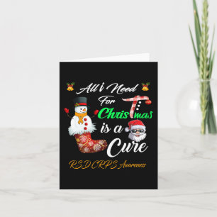 All i Need For Christmas is a Cure RSD CRPS Awaren Card