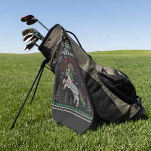 All I Need Is A Magical Christmas, Unicorn Golf Towel