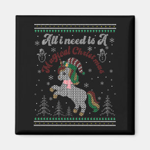 All I Need Is A Magical Christmas, Unicorn Magnet